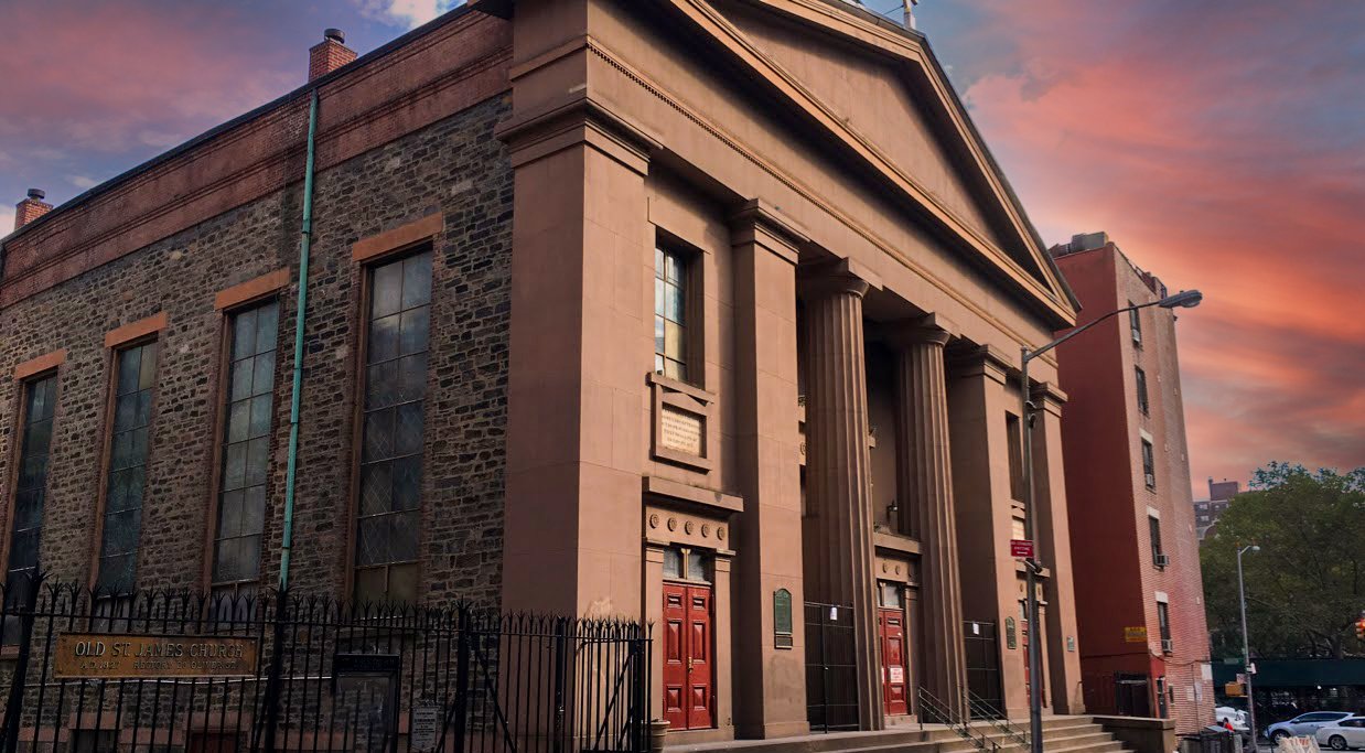 St. James Church, birthplace of the AOH in 1836